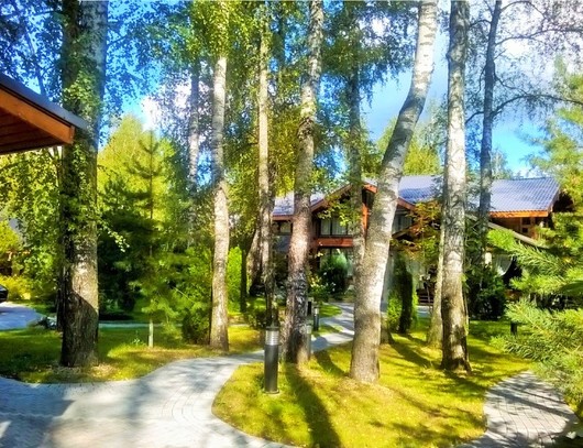 Роскошные деревянные особняки на Рублевке (Николина Гора)